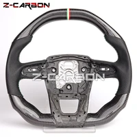 steering wheel fit for lamborghini urus 2018 carbon fiber perforated leather