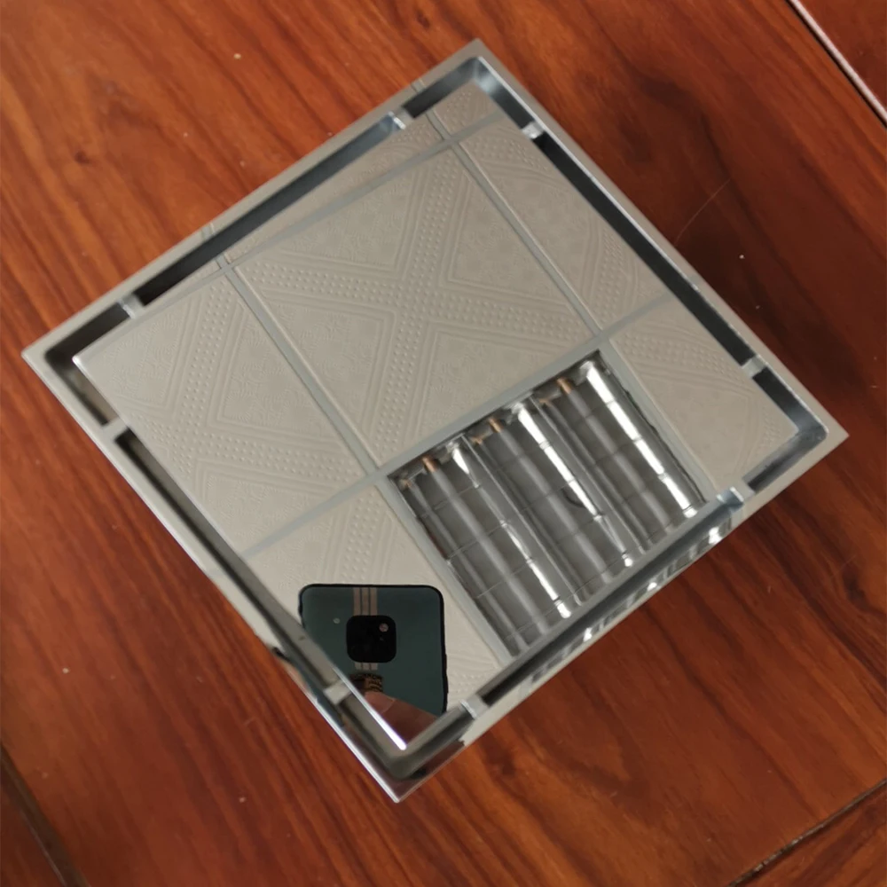 Дезодорирование 15*15 см Все латунные аксессуары для ванной комнаты квадратная