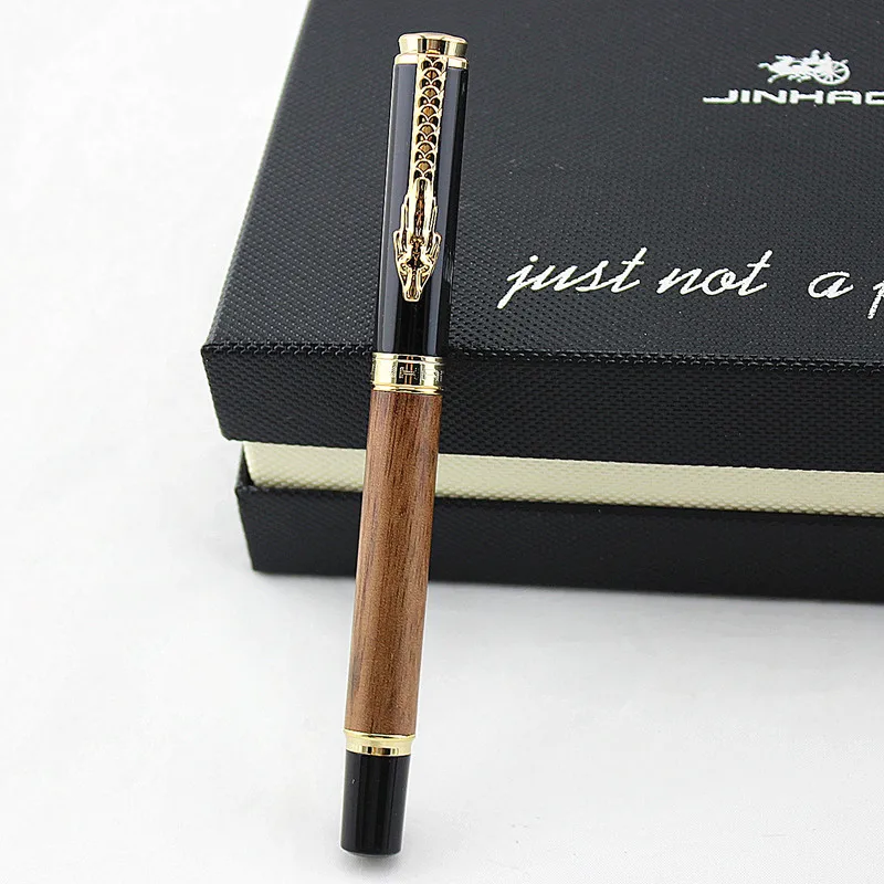Ручка перьевая деревянная с зажимом в виде дракона 0 5 мм|fountain pen 0.38mm|calligraphy ink