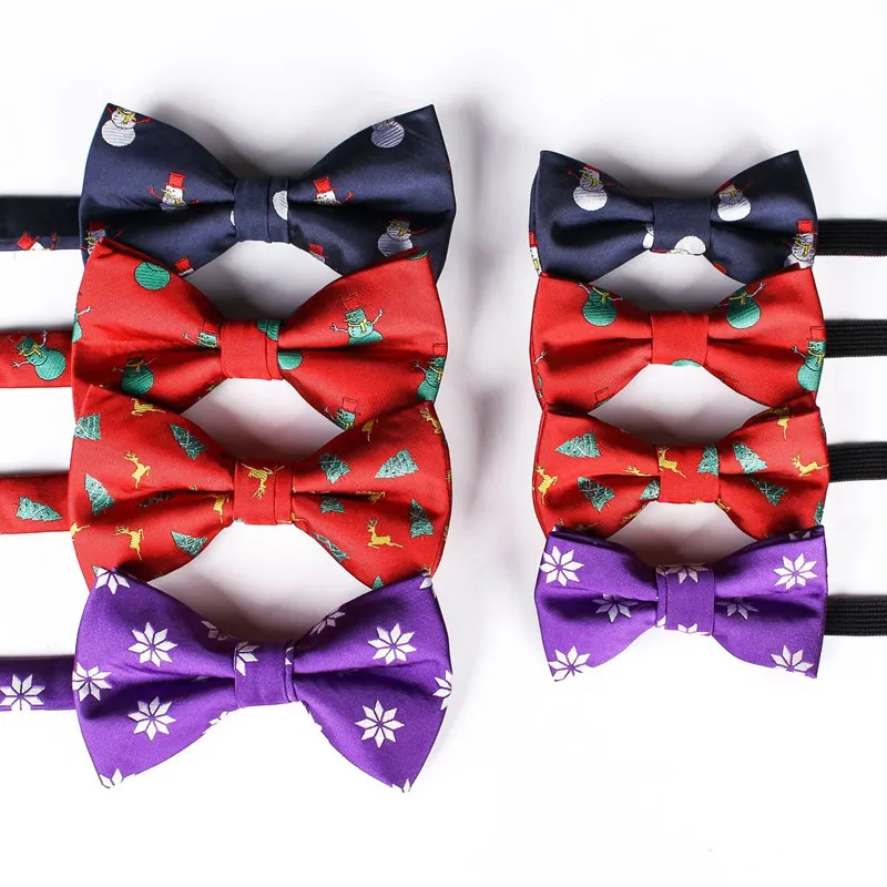 Christmas Parent-Child BowTies Children Bow Tie for Boys Family Men Kids Father Mother Son Daughter Festival Party Accessories