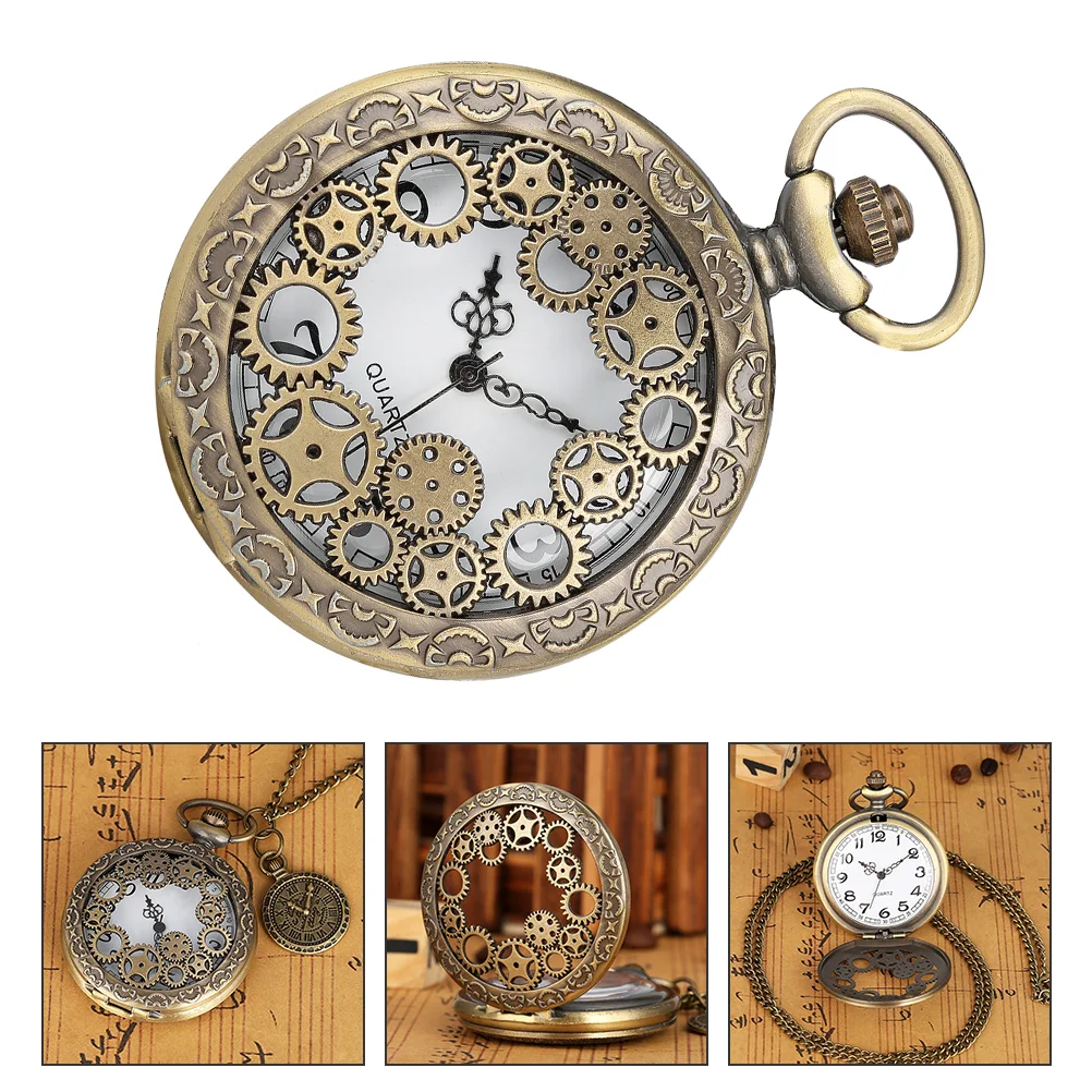 

Vintage Necklace Pocket Watch Hanging Watch Decorative Retro Pocket Watch