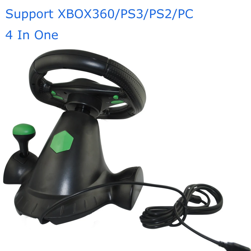 Руль с педалью вращающийся на 180 градусов для XBOX 360 PS2 PS3 ПК USB | Электроника