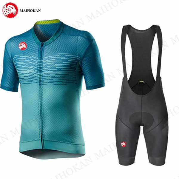 

New Bike Jersey Set Men's Cycling Clothing Summer MTB Team Clothes Short Sleeve Uniform Triathlon Skinsuit Ropa De Hombre 2020