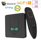Beelink GT King Wi-Fi 6 Android 9,0 Amlogic S922X Четырехъядерный 4 Гб 64 Гб TVBOX BT4.1 1000M LAN USB3.0 STB последняя версия