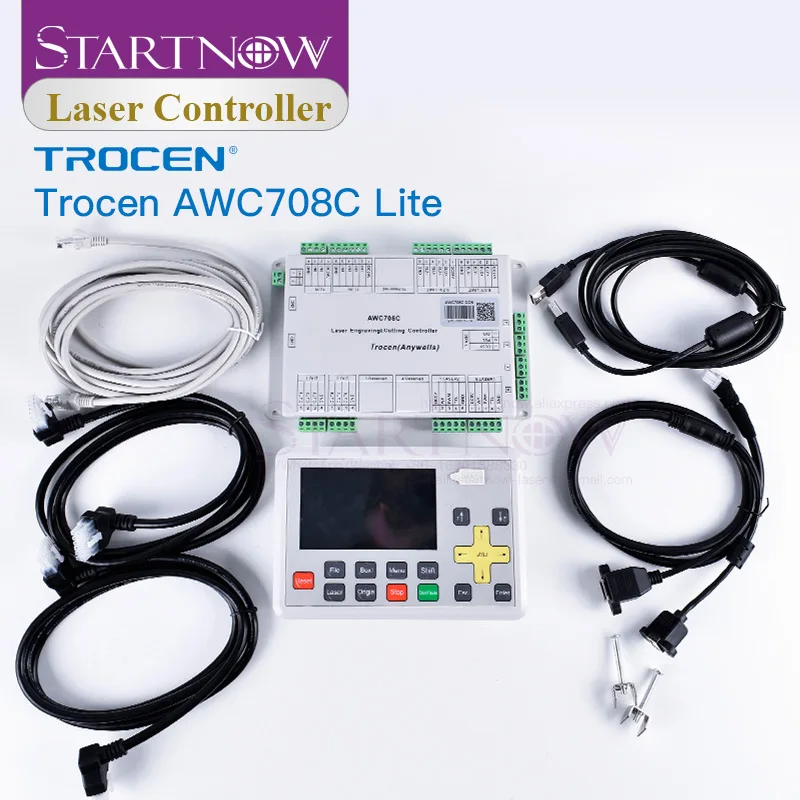 Плата управления лазером Trocen AWC708C Lite CO2 обновленная плата Anywells AWC7824 CNC детали