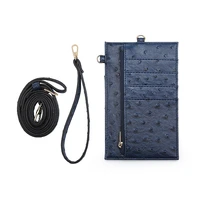 phone cover case credit card holder coin purse for wallet female phone holder pouch leather shoulder strap handbag