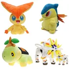 Новинка, подлинный Покемон, Пикачу, тифлозия, сололео, виктини, турвик, Эви, плюшевая игрушка, мягкая кукла, плюшевая игрушка, марионетка, плюшевая кукла