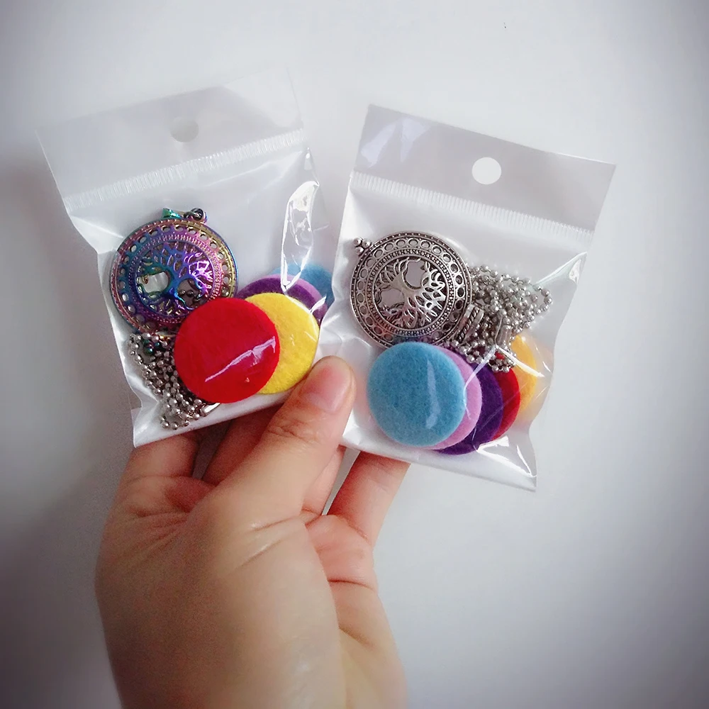 Ожерелье с диффузором ювелирные изделия для ароматерапии Золотое древо жизни