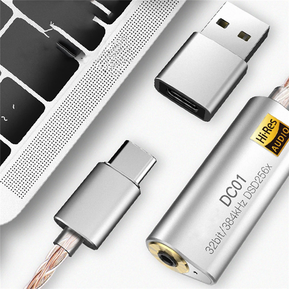 Портативный усилитель для наушников адаптер iBasso DC01 DC02 USB DAC Android ПК планшетов 2 5/3 5