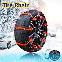 universal 10 pcs car tire wheel snow chains snow tire winter anti skid adjustable outdoor emergency chain for bmw audi chevrolet