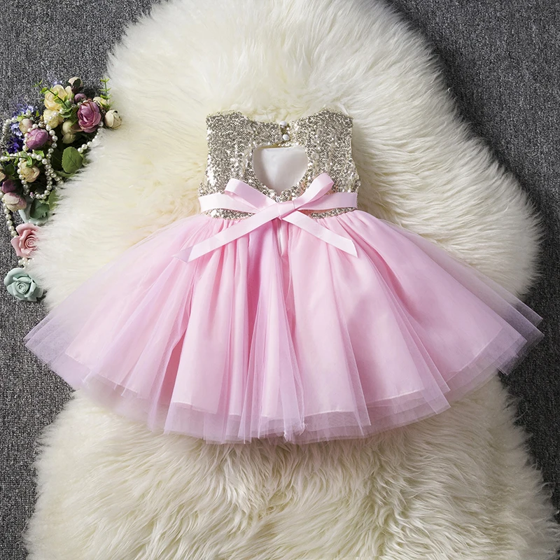 2020 Girls Dress Backless Design Birthday Party Dresses For Kids Princess Clothes New Year | Детская одежда и обувь