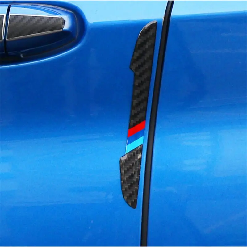 

For BMW 1 2 New 5 Series GT3 X1 X3 X4 X5 X6 4pcs High-quality Carbon Fiber Car Door Protector Stickers Car Accessories