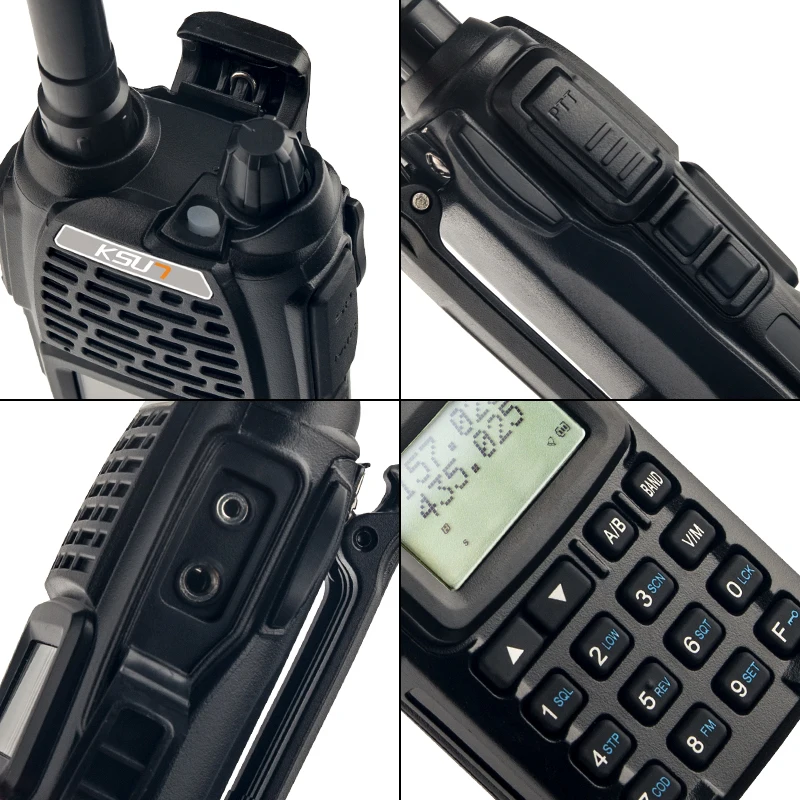 Двухдиапазонная портативная рация KSUN UV68D UV 136 174 и 400 470 МГц 8 Вт UHF VHF двухсторонняя