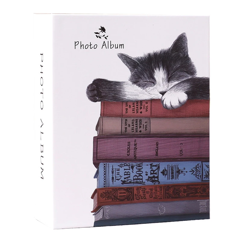 Большой 6 дюймовый внутренний фотоальбом Свадебный с 100 карманами для