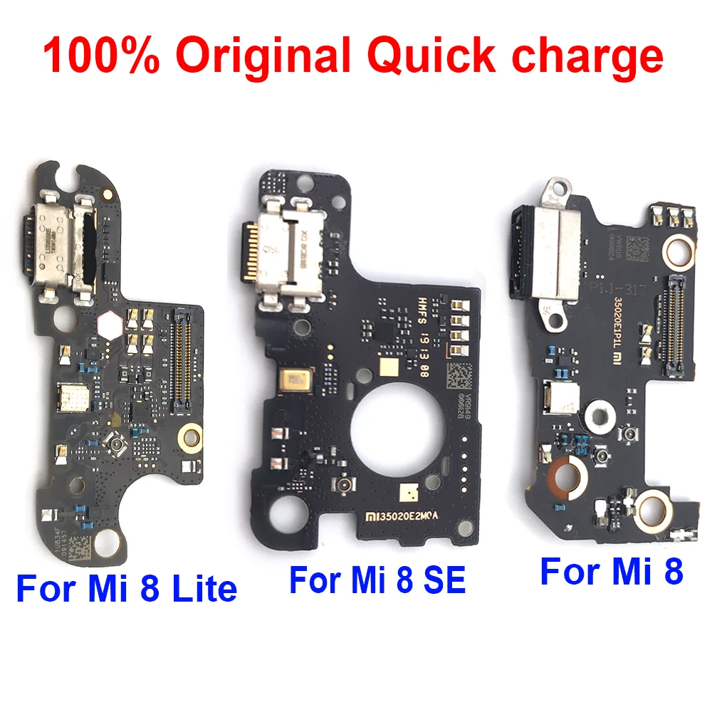 Оригинальный новый разъем USB для зарядного устройства гибкий кабель Xiaomi Mi 9 8 Mi8 Se