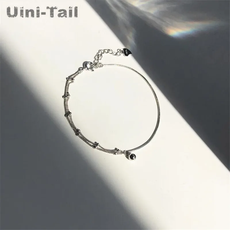 Лидер продаж новый 925 тибетский серебряный минималистичный Асимметричный