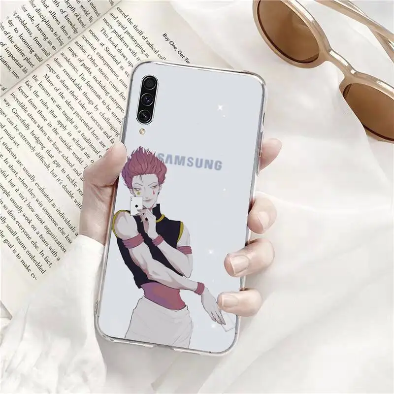 

Hisoka hunter x hunter Phone Case Transparent Clear For Samsung Galaxy A71 A21s S8 S9 S10 plus note 20 ultra