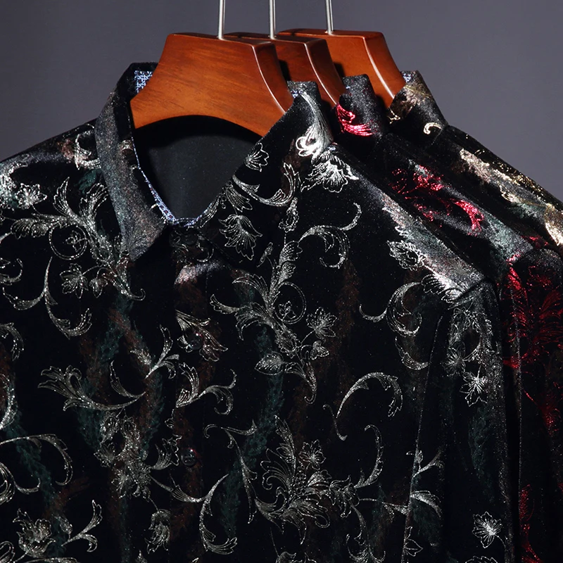 Золотистая блестящая красная велюровая фланелевая рубашка стрейчевая бархатная