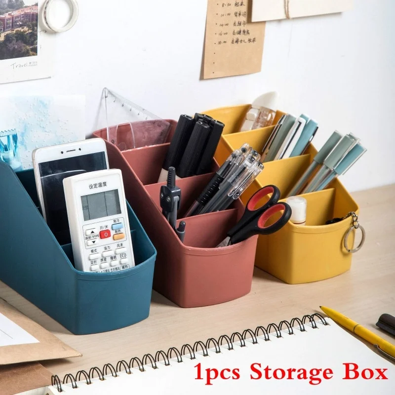 

Multifunctional Pen Holder Cosmetic Makeup Organizer Desktop Storage Box Container Desk Office Accessories