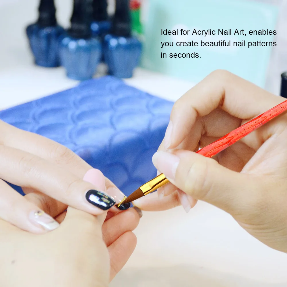 5 шт./компл. акриловый УФ гель для наращивания ногтей акриловая кисть маникюра