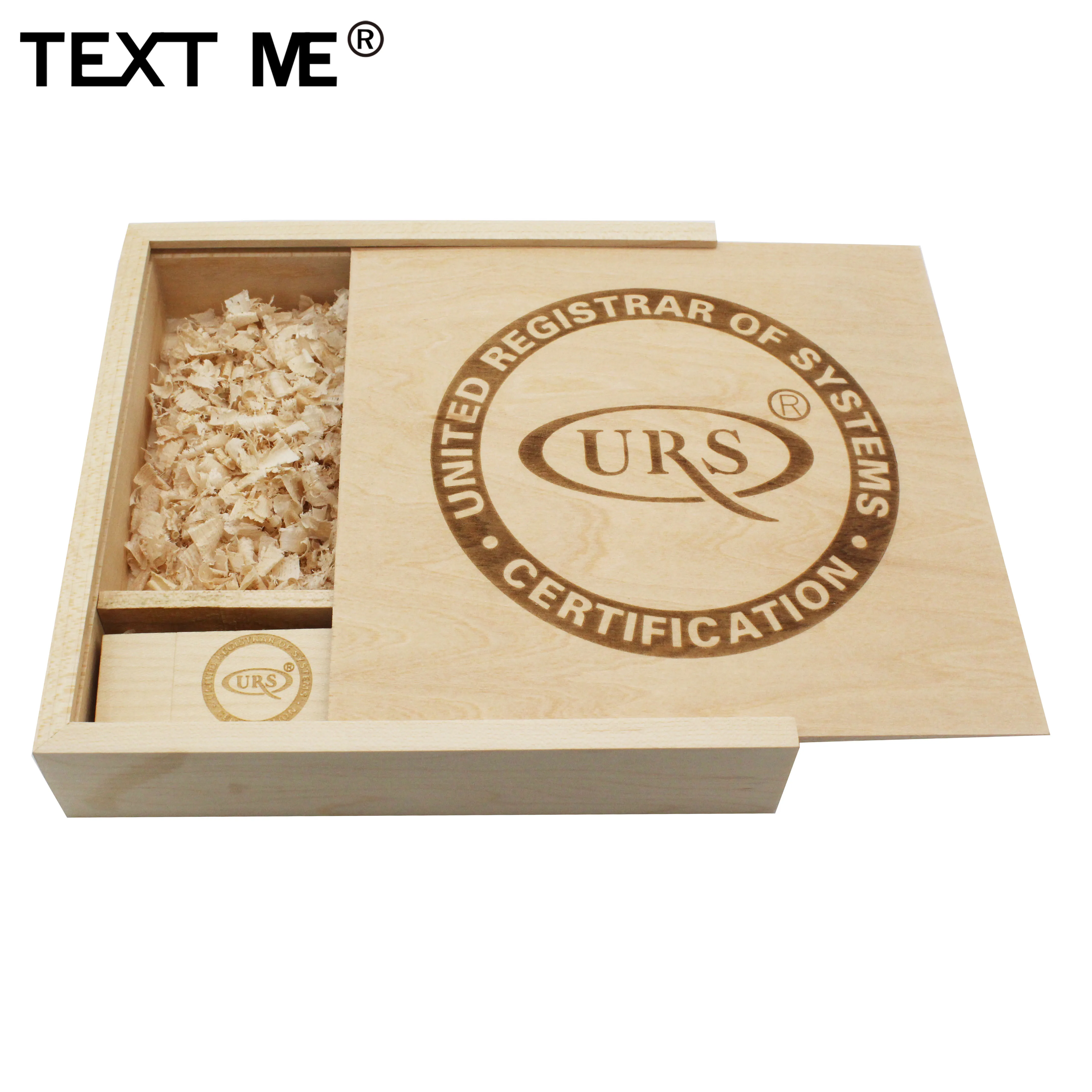 TEXT ME maple Wooden + box фотография Логотип 64 Гб usb флеш-накопитель 4 ГБ 8 16 32 usb2.0 Подарочный