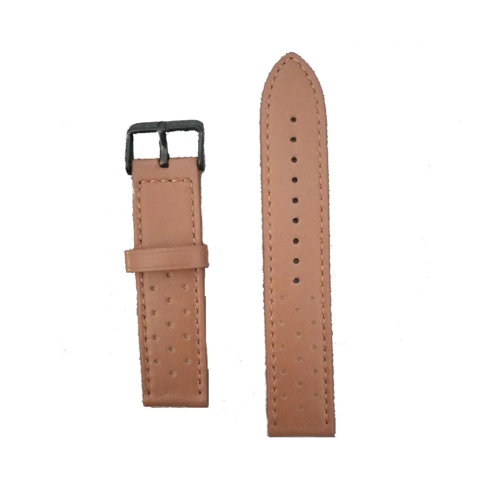 Brown Для Xiaomi Amazfit GTR 47 мм Pace Stratos 2 Браслет ремешок для samsung gear S3 Galaxy 46 мм кожаный ремешок для часов - Цвет: Brown