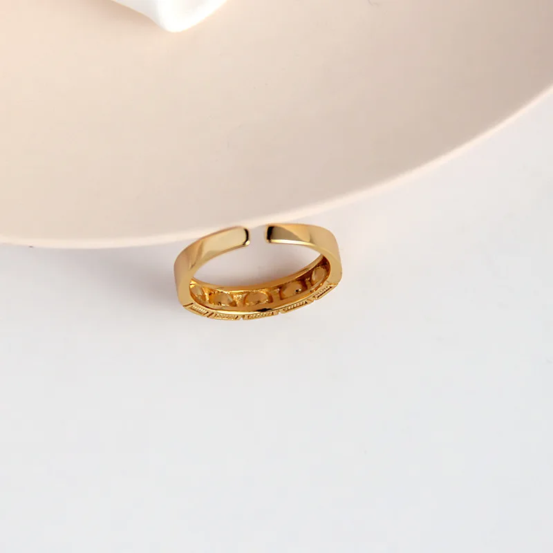 Leouerry 925 пробы серебряные кольца для женщин Золотая квадратная сетка жемчуг