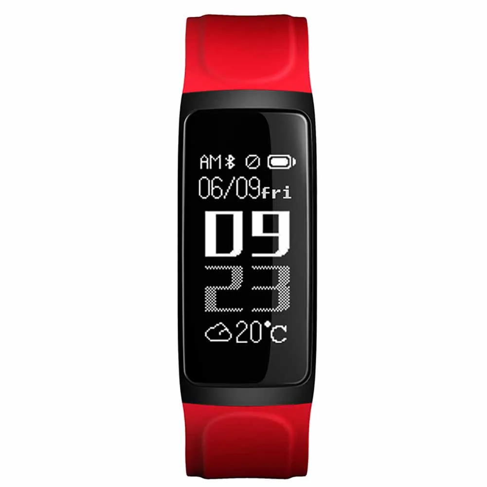 

Call Bracelet Adjustable Strap Anti Dust Alarm Clock Adult Backlight Activity Tracker Blood Pressure Bluetooth Smart Watch