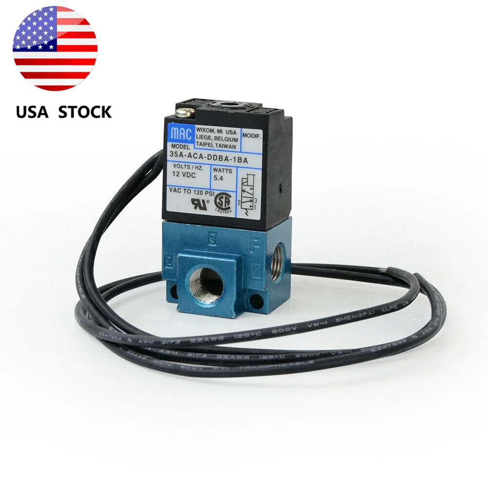 

3 Port Electronic Turbo Boost Control ECU Solenoid Valve DC12V 5.4WATTS MAC