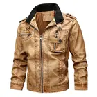 Мотоциклетная кожаная куртка мужская, зимняя, повседневная, из искусственной кожи, 6xl, 7xl