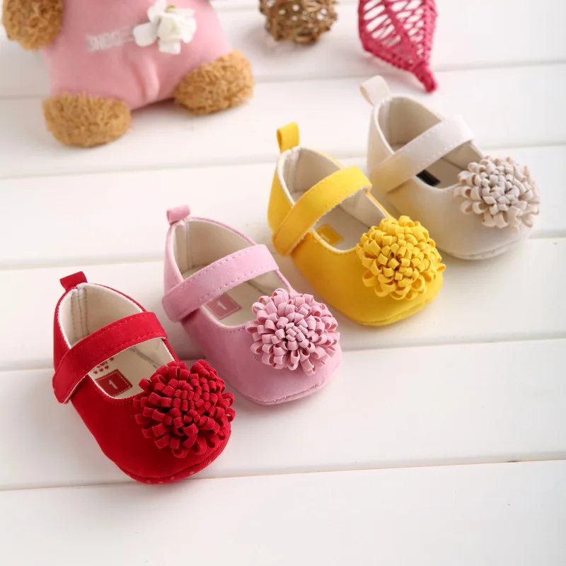Zapatos de suela blanda para beb&eacute; reci&eacute;n nacido, calzado antideslizante cl&aacute;sico de colores caramelo, cuna de princesa, 12cm, 7 a 12 meses-1