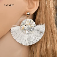 fashion big earings women 2019 cheap ethnic earing circle stud f1126 dangle carey tassels earrings bohemia statement