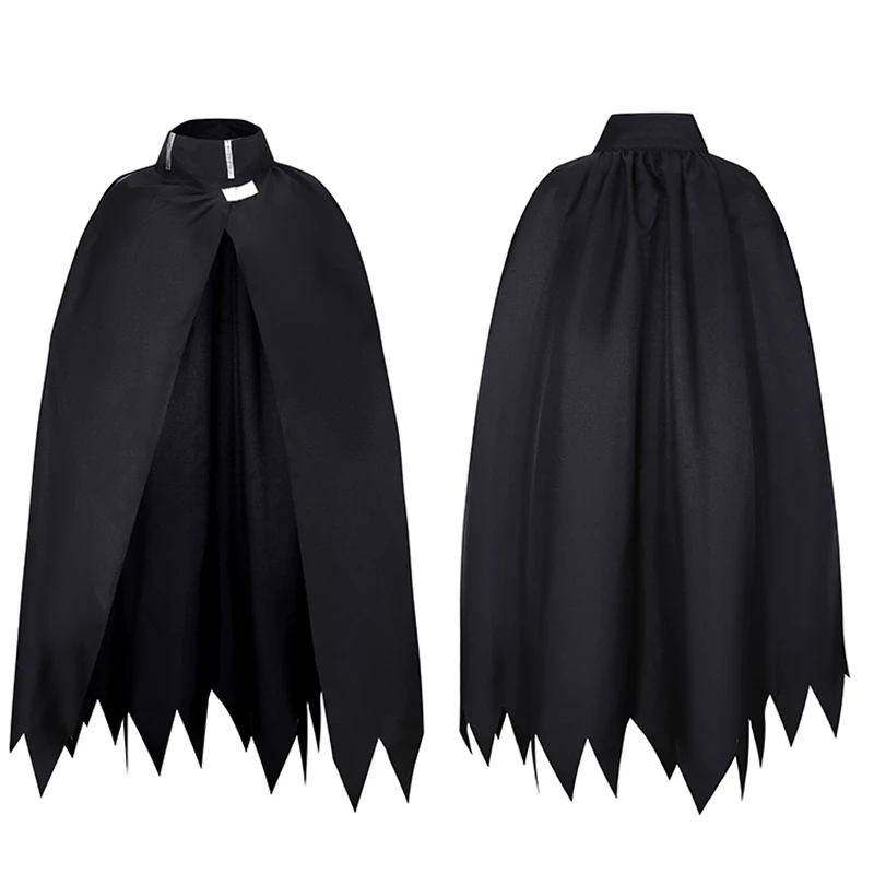 

Danganronpa V3 Cape Kokichi Ouma Cosplay Black Cloak Halloween Fancy Outfit Cosplay Costume For Women Man One Size