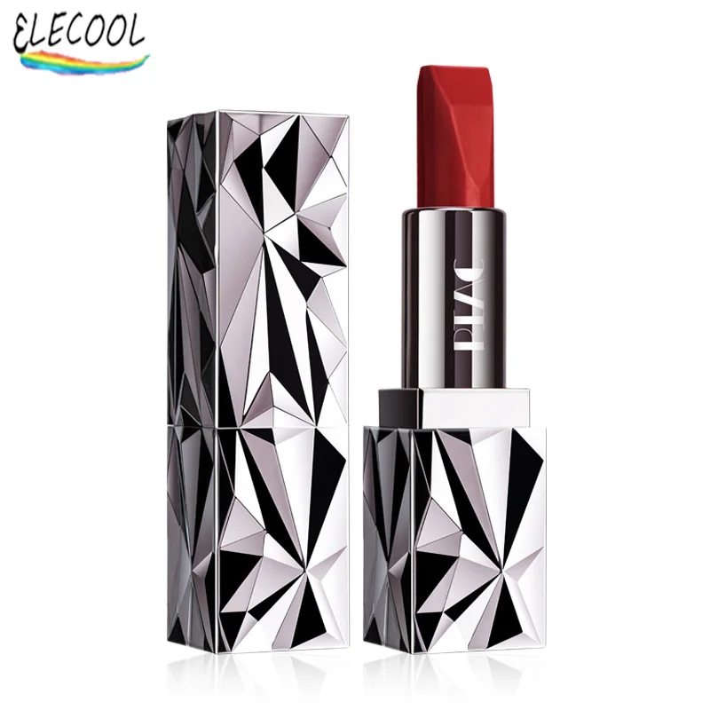 

ELECOOL Waterproof Glitter Diamond Lipstick Makeup Long Lasting Velve Red Mermaid Sexy Shimmer Lip Stick Natural Cosmetic Beauty