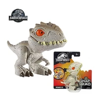 jurassic world dinosaur toys mini collectible snap squad fingers dinosaur action figure toy movable joint for kids gifts ggn26