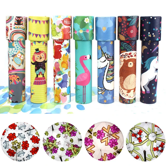 Ful World Magic Kaleidoscope Baby Early Educational Unicorn Toys For Children Birthday Gift