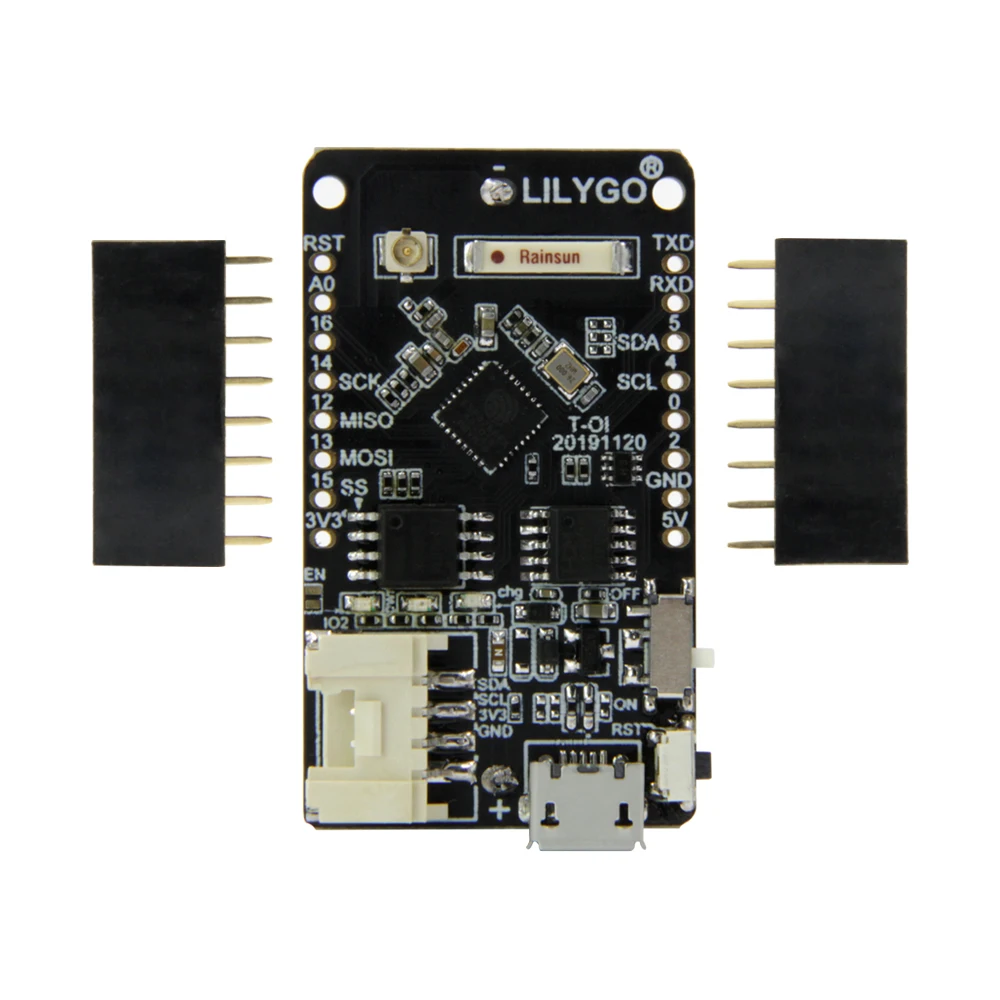 LILYGO TTGO T-OI ESP8266,    16340,     MINI D1