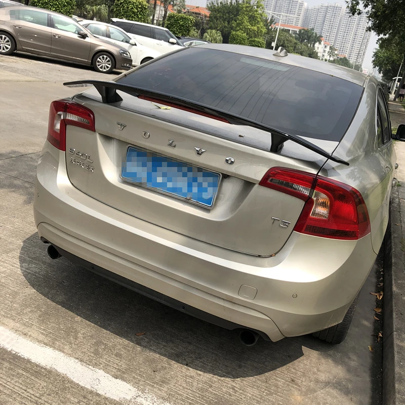 Спойлер для Volvo S60 S60L спортивный спойлер из АБС пластика заднее крыло автомобиля