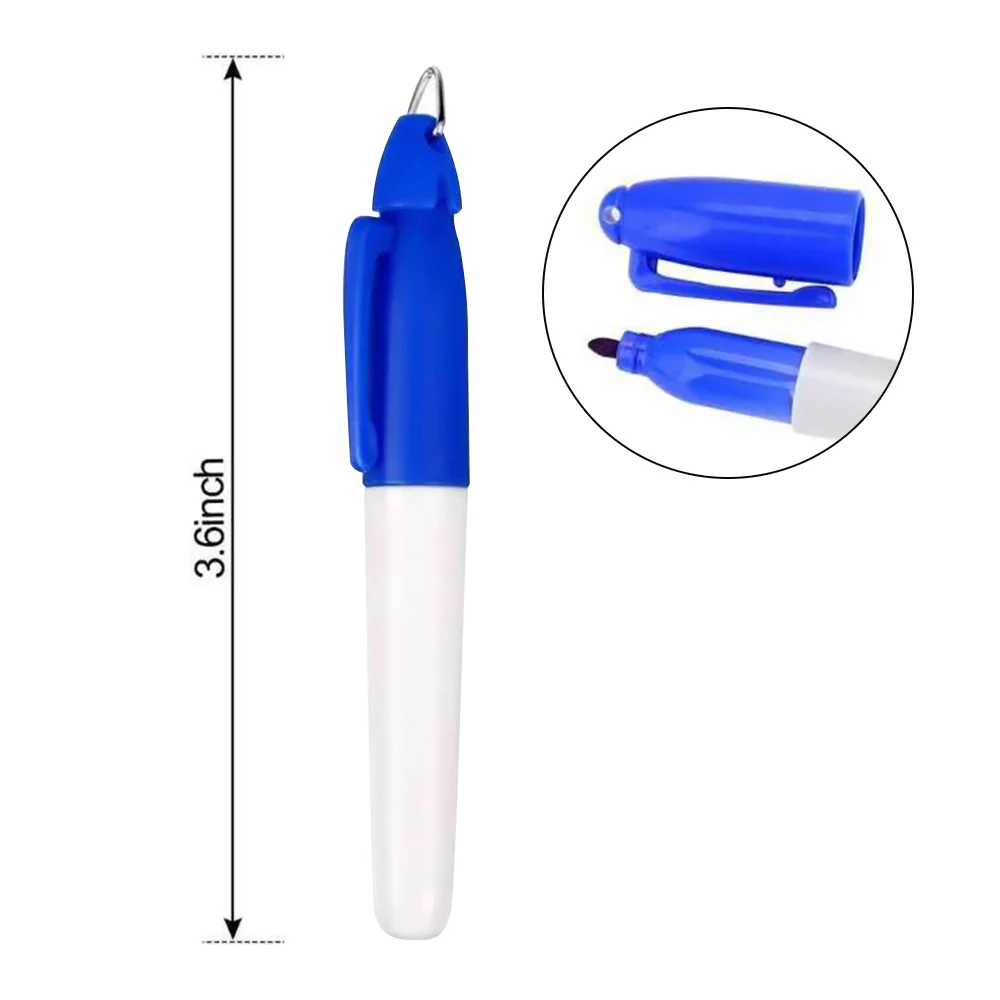 

Golf Ball Triple Track 3 Line Marker Stencil ERC Chrome Soft Ultra-fine Sharp 1PCS Ball Line Making 2PCS Marker Pens 2