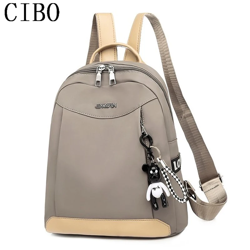 Новинка 2019 Модный женский рюкзак с подвеской в виде мишки школьные ранцы для