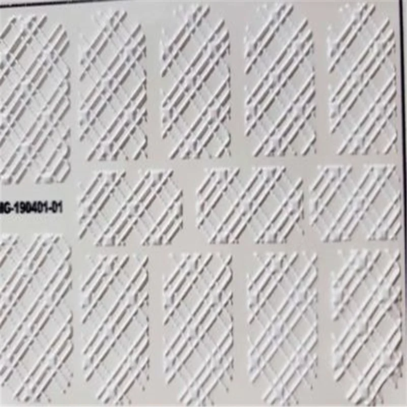 Лидер продаж модные наклейки для ногтей с белыми струнами и линиями Водные