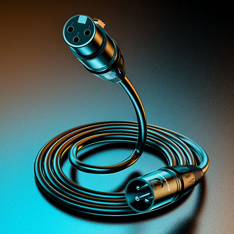 

Кабель SAMZHE XLR для караоке, микрофон «штырь-гнездо», удлинитель для микрофона, аудио микшер, усилители, XLR шнур