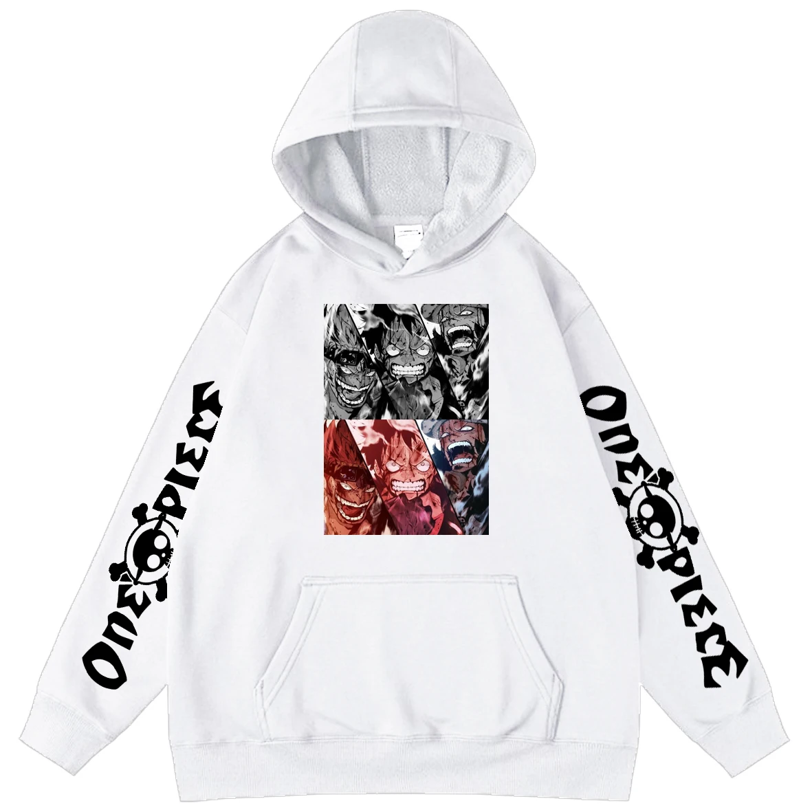 

ONE PIECE Cuff Print Children's Hoodies Boys Girls Long Sleeve Sweatshirts Child Hooded Hoody Pullover Streetwear Tracksuits Top
