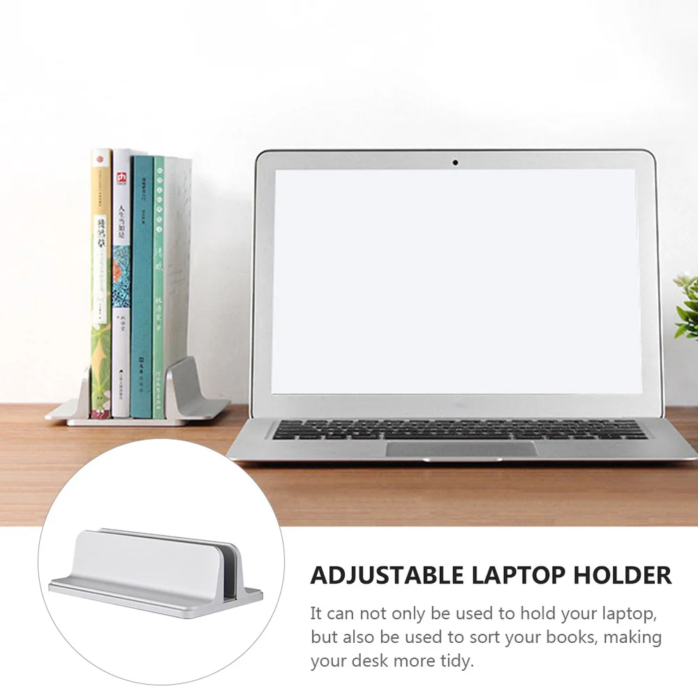 

1 pc Vertical-type Laptop Stand Adjustable Notebook Computer Storage Stand