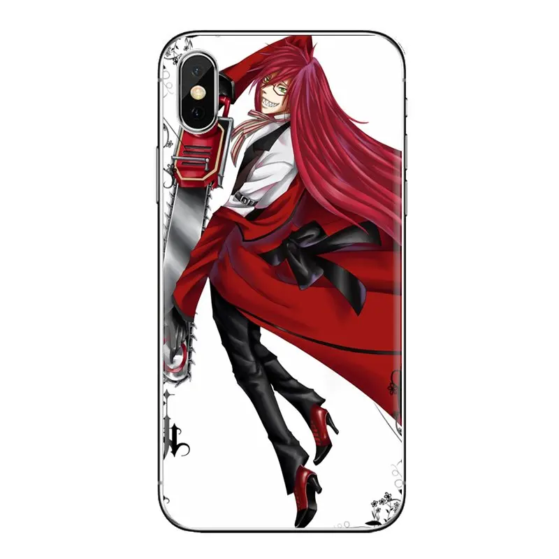 Для samsung Galaxy S2 S3 S4 S5 мини S6 S7 край S8 S9 Plus Note 2 3 4 5 8 Coque Fundas Аниме Черный дворецкий