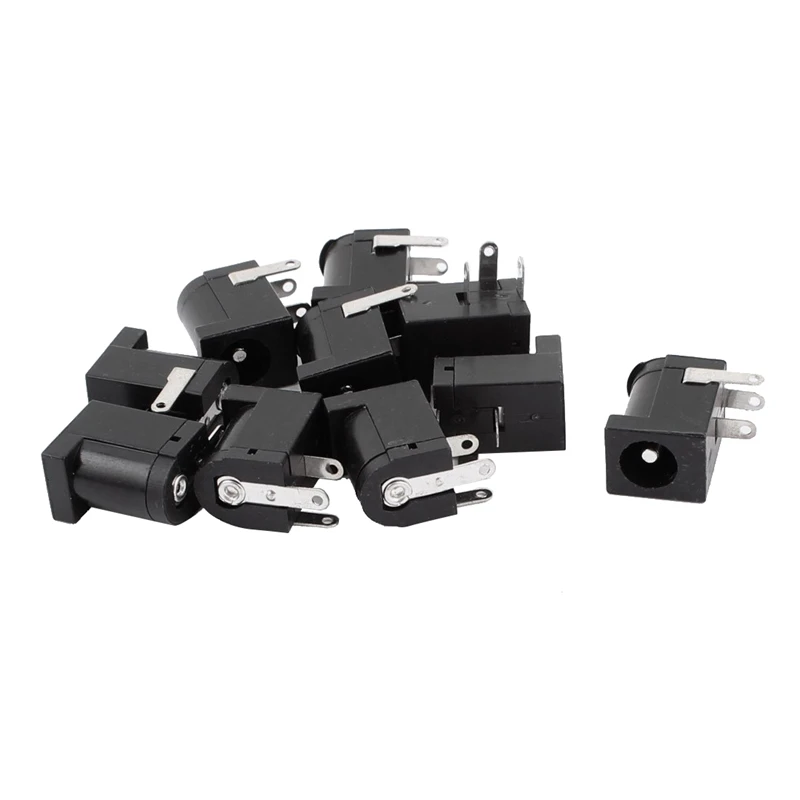 10 Pcs 1 X 40 Pin 2.54Mm Pitch Right Angle PCB Headers &ampamp 10Pcs 3 5.5X2.1Mm Female DC Power Jack Socket Connector | Обустройство