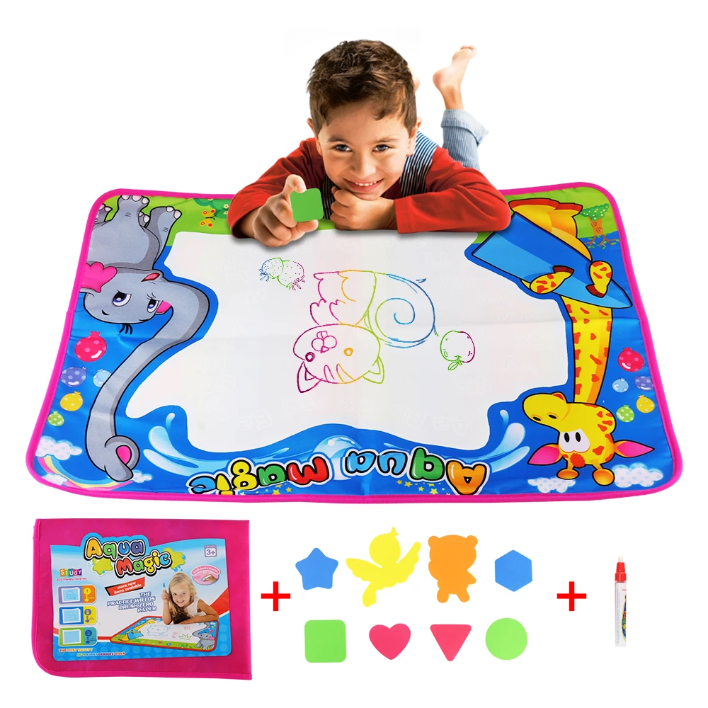 Коврик для рисования Обучающие игрушки коврик водой Раскрашивание книг ручки