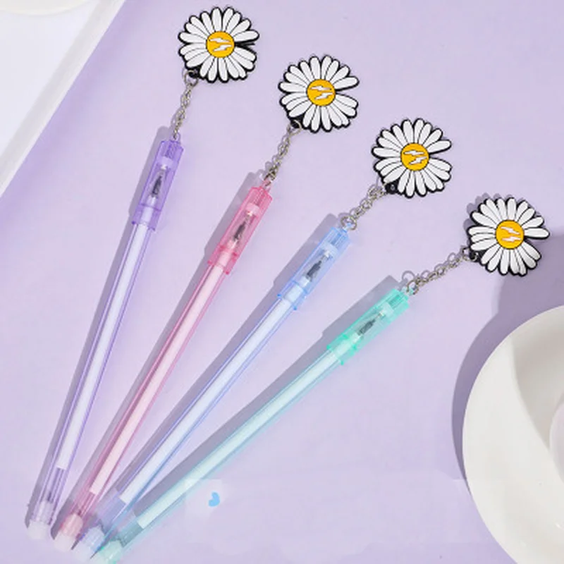 Дейзи гелевая ручка с подвеской 0 38 мм канцелярские новинки милые ручки