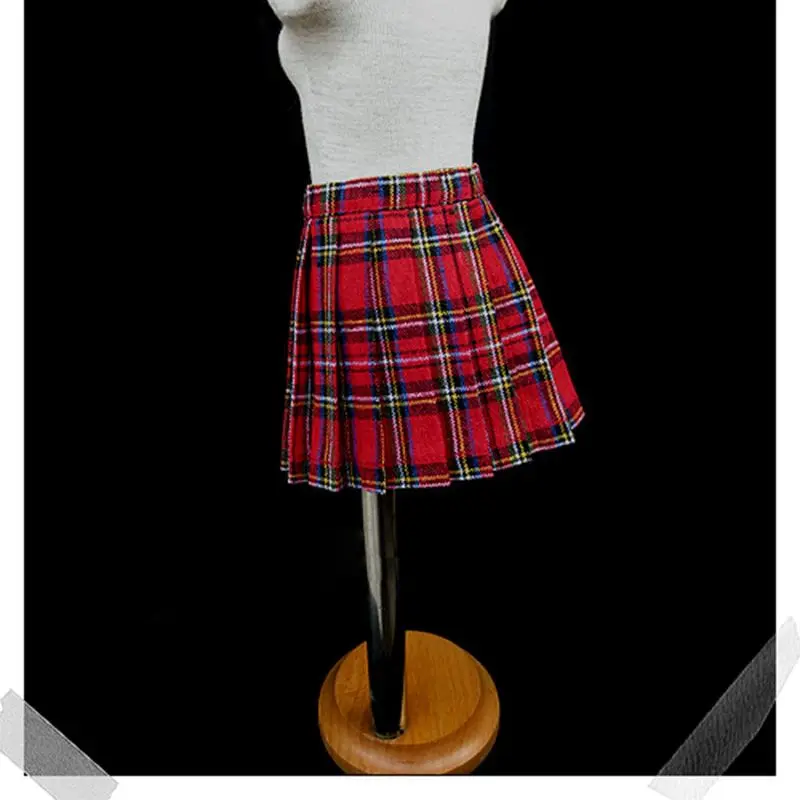 

1/3 bjd Doll Lattice Folding Skirt Doll Fashion Short Dresses Casual Wear Clothing Accessories Kids DIY Gift Doll Baby Toys