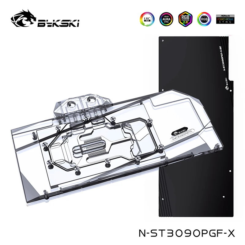 

Bykski водный охладитель для ZOTAC Geforce RTX 3090/3080 10/24G6X PGF OC, с задней пластиной, с полным покрытием водного блока, N-ST3090PGF-X